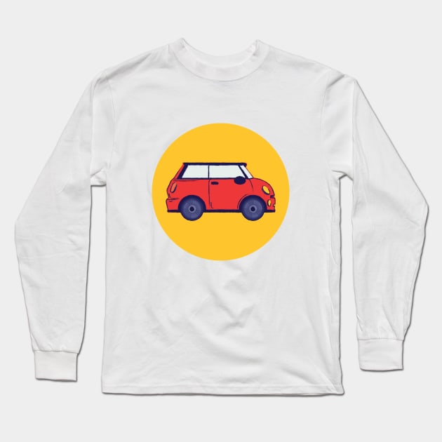 Red Mini Long Sleeve T-Shirt by geep44
